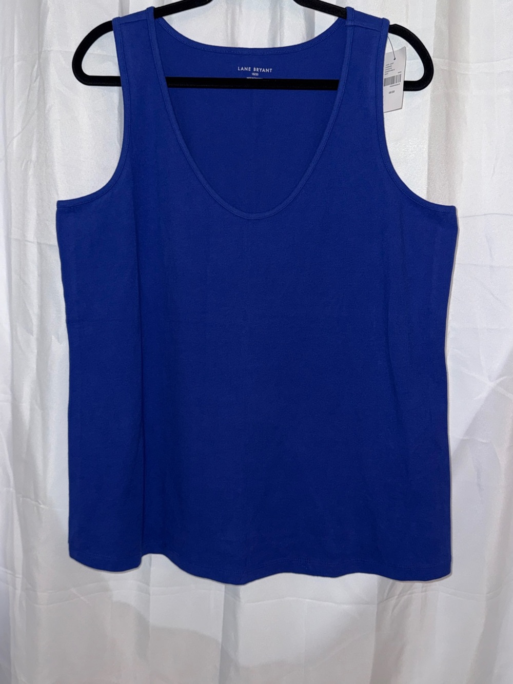 Lane Bryant Cobalt Scoop Neck Tank